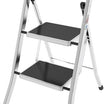 Colombo Factotum 2-Step Ladder - Silver | Safe & Durable