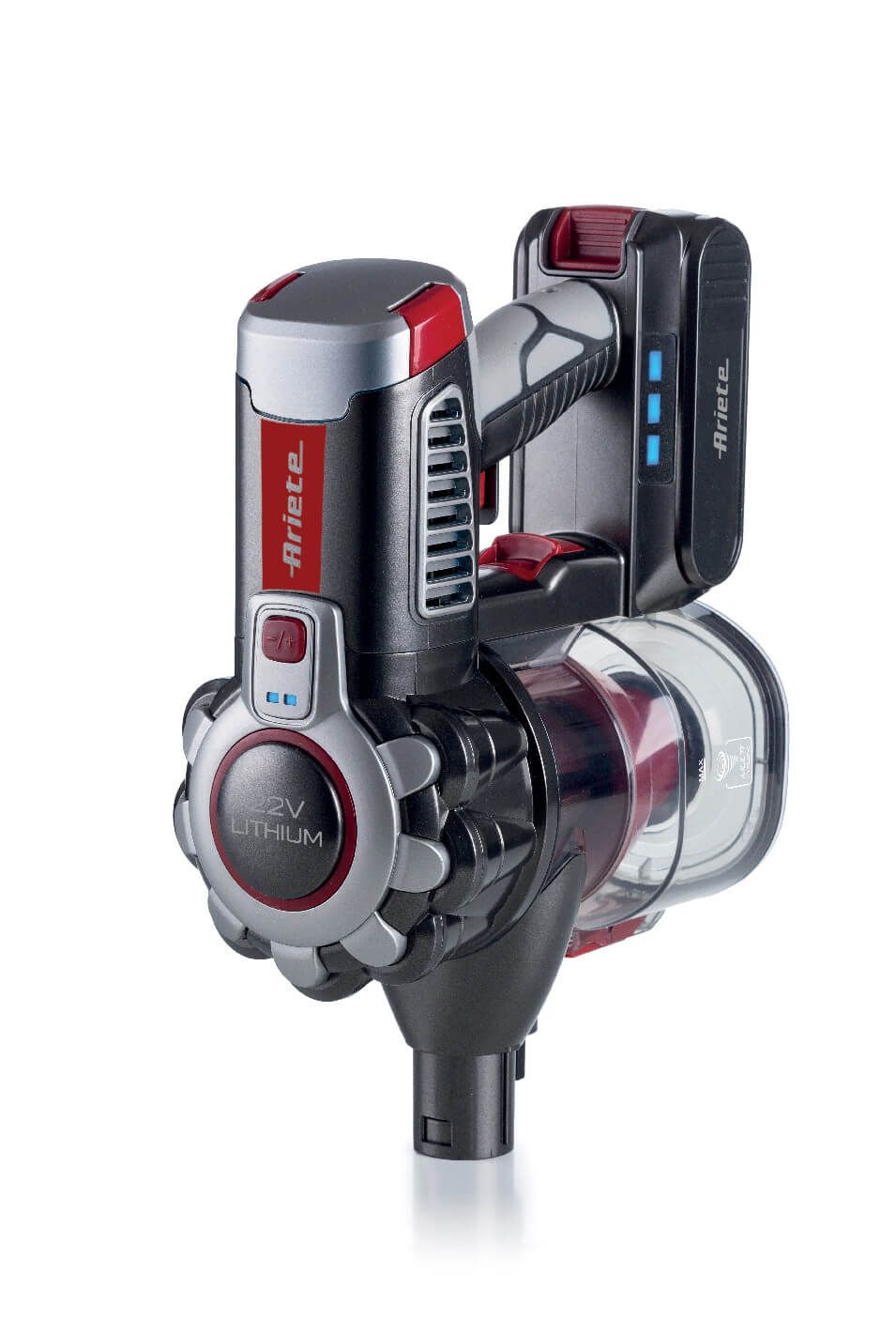 Ariete 2757 Cordless Vacuum – Red, Lightweight & Powerful