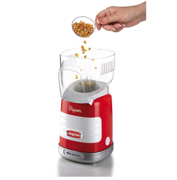 Ariete Party Time Popcorn Maker – Red, Retro & Quick