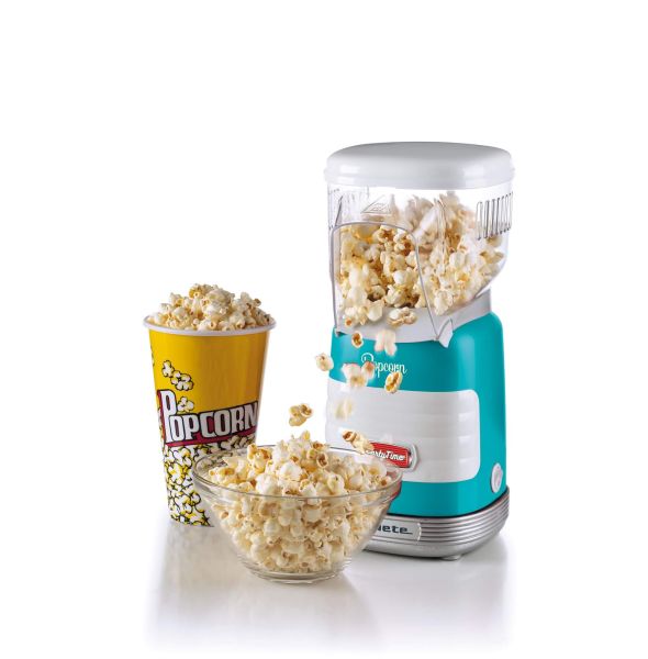 Ariete Party Time Popcorn Maker – Blue, Fast & Fun