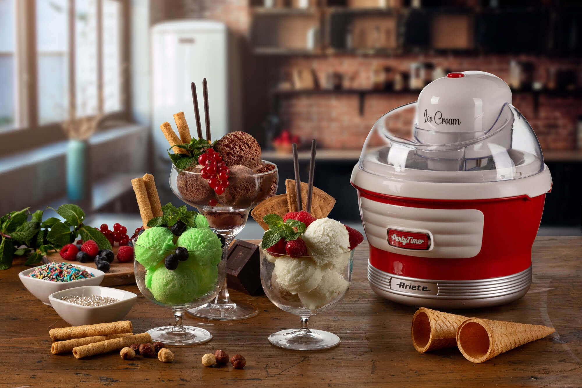 Ariete Party Time Ice Cream Maker – Fresh Homemade Treats