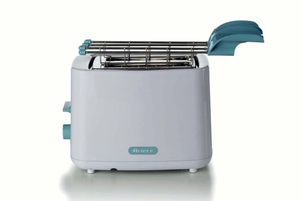 توستر Ariete Breakfast بفتحتين – أبيض – تحميص سريع ولذيذ