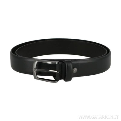 Roncato Sintesi Leather Belt 130cm - Black