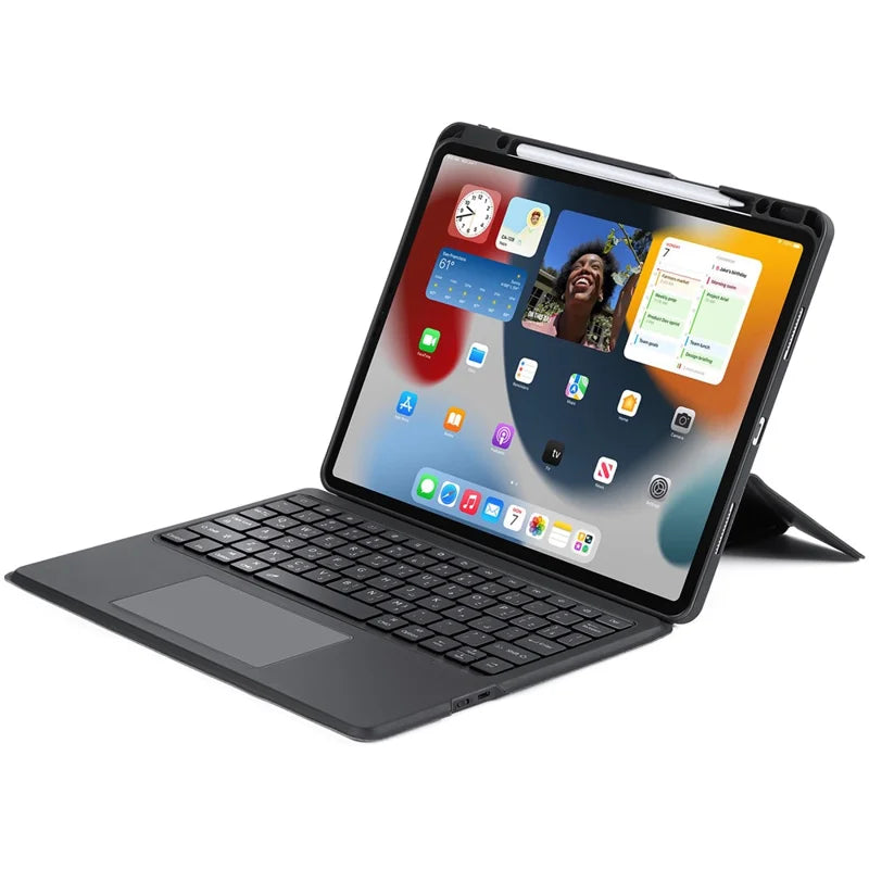 Dux Ducis DK Series Keyboard iPad Air 13 (2024)/iPad Pro 12.9 (2018/2020/2021/2022) Arabic