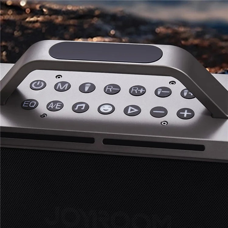 JOYROOM Bluetooth Wireless Speaker with Dual Microphone Karaoke Kit - Black