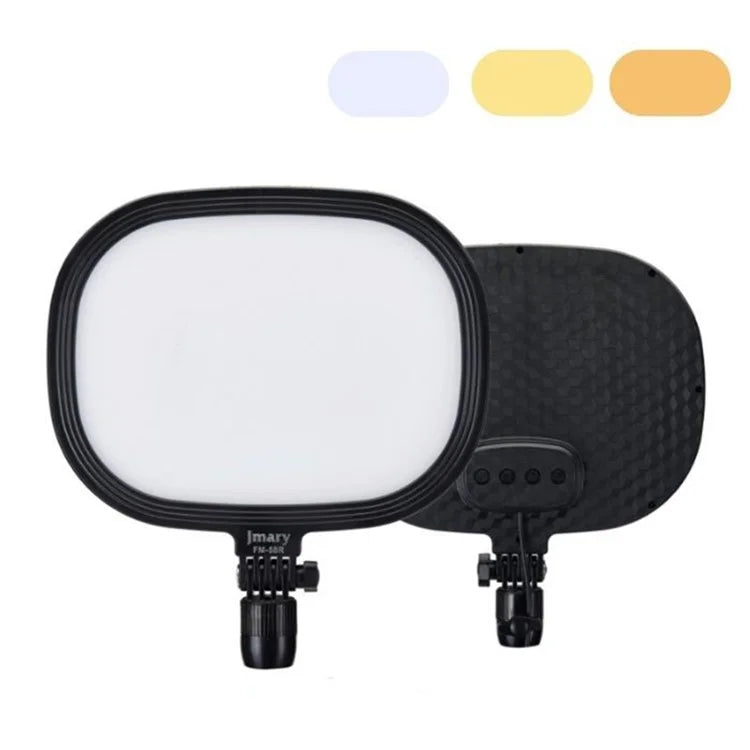 JMARY Photography Fill Light 180-Degree Rotatable 9-inch LED Light for Live Streaming - Black