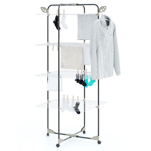 Colombo Alpina 40m Clothes Dryer - Black | Quick Drying