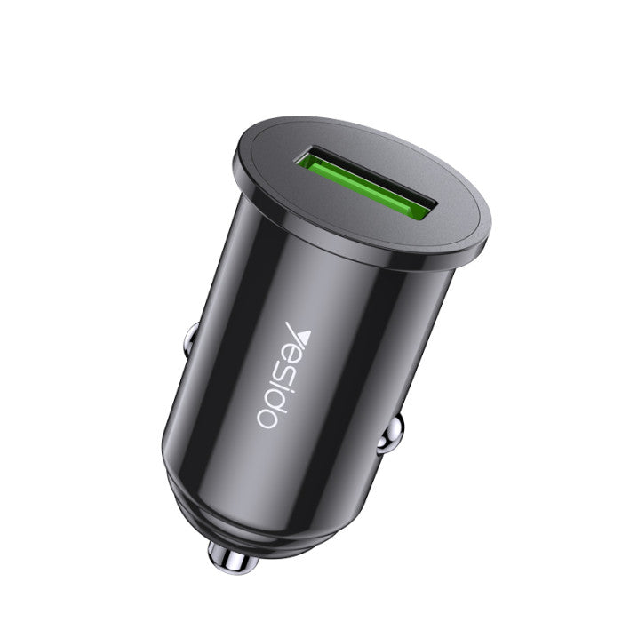 YESIDO QC3.0 Fast USB Car Charger Adapter with Advanced Safety