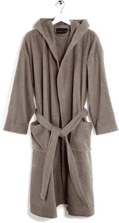 Caleffi Minorca Bathrobe L - Beige Grey Soft & Cozy