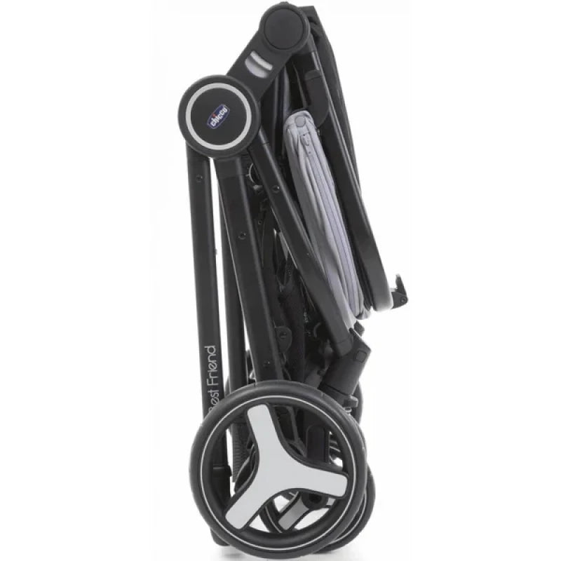 عربة أطفال شيكو Best Friend Plus – رمادي Magnet