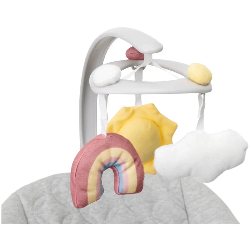 كرسي هزاز شيكو Zen Wave – خشبي رمادي، راحة وأمان للرضع