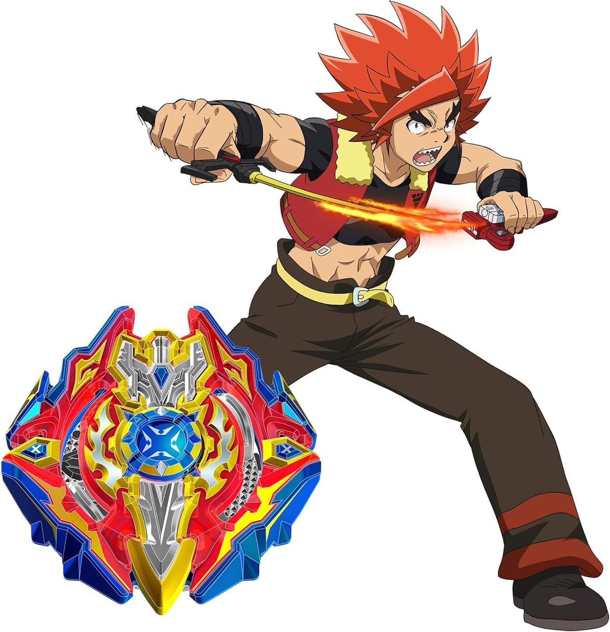 BEYBATTLE BURST Starter Set – Surge Xcalius X3 (BB-52-T) | Metal Attack Beyblade