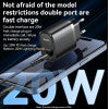 YC44 Travel Charger 20W - Fast Charging Type-C & Lightning