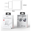 YC44 Travel Charger 20W - Fast Charging Type-C & Lightning