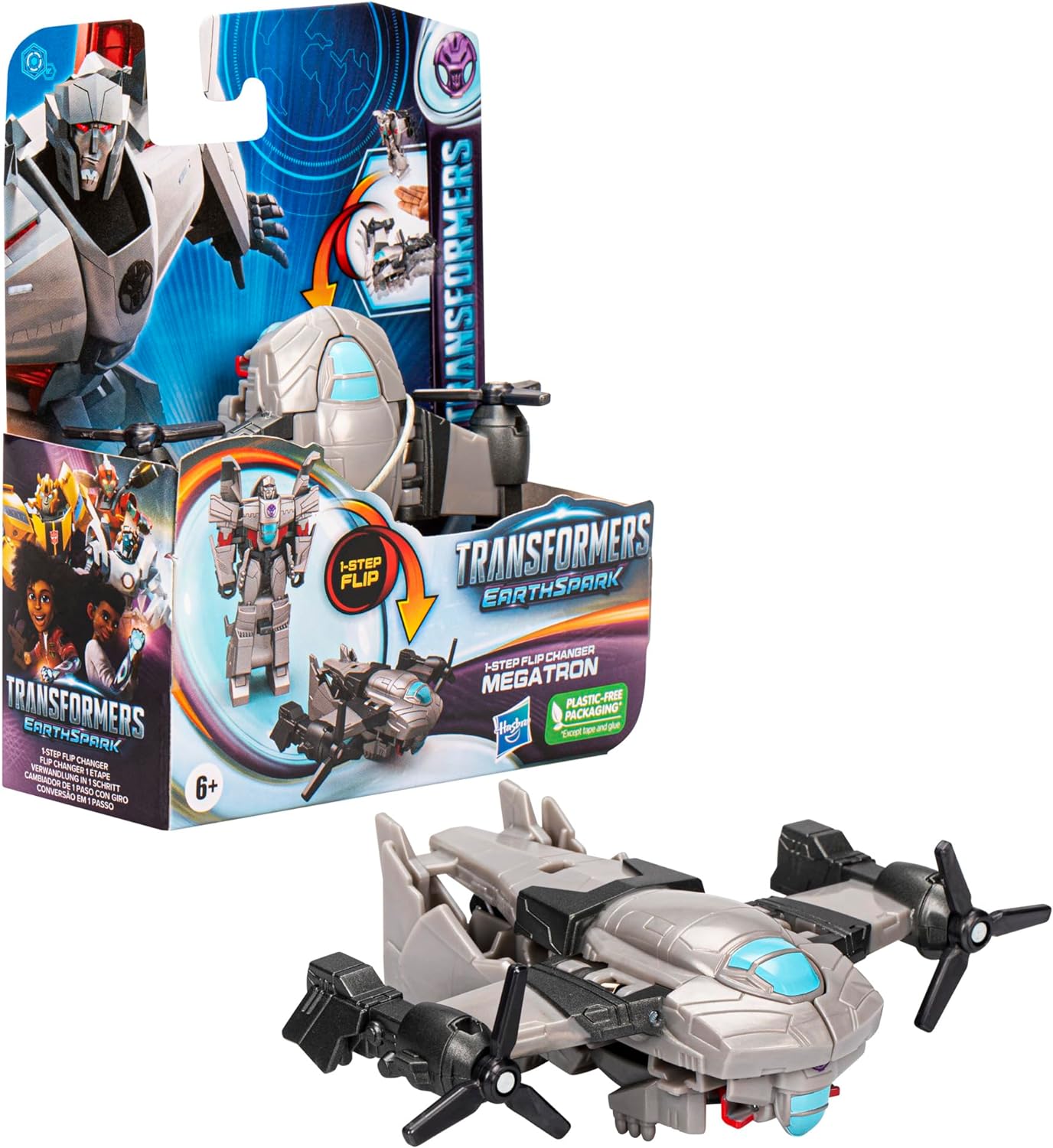 Hasbro Tra Earthspark Megatron 1 Step Flip Ast