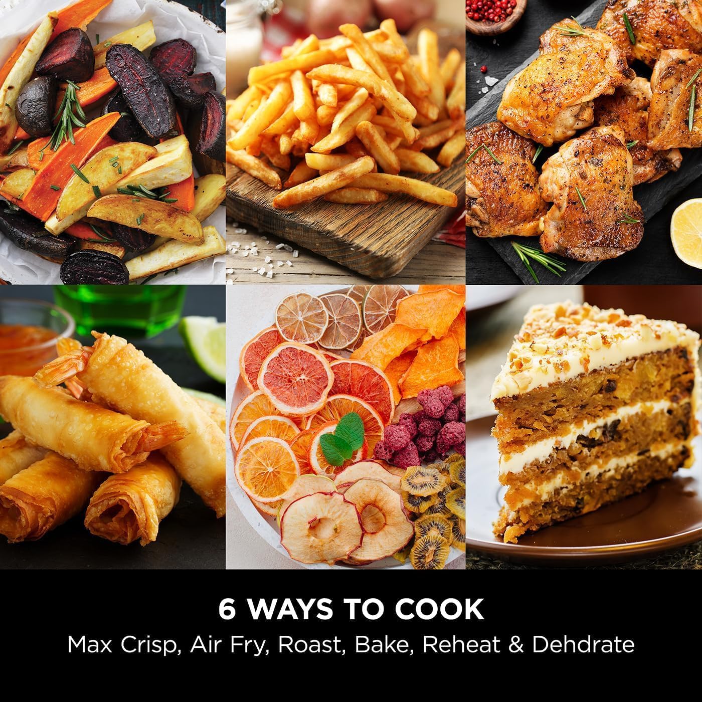 Ninja AF180ME – MAX PRO 6.2L Air Fryer with 6 Functions