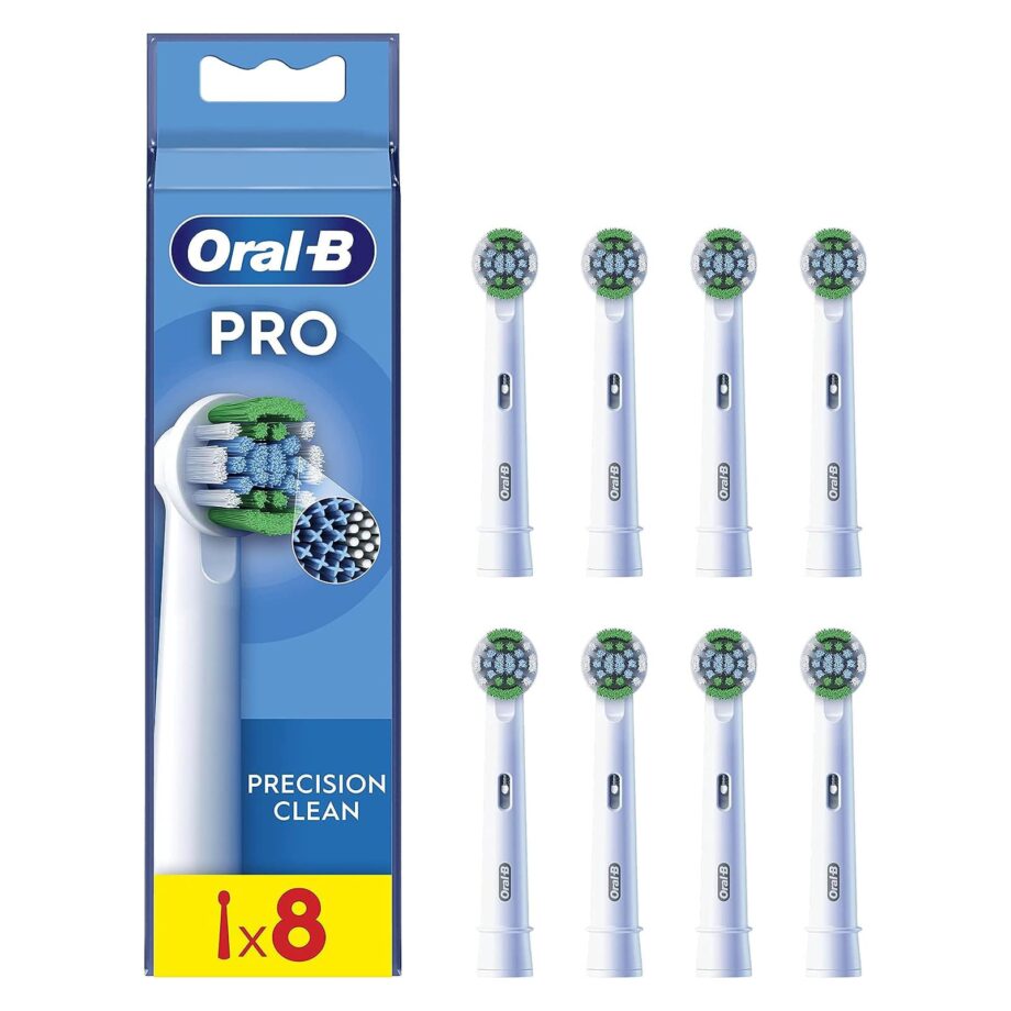 Oral-B Precision Clean Toothbrush Head with CleanMaximiser Technology 8 Pack