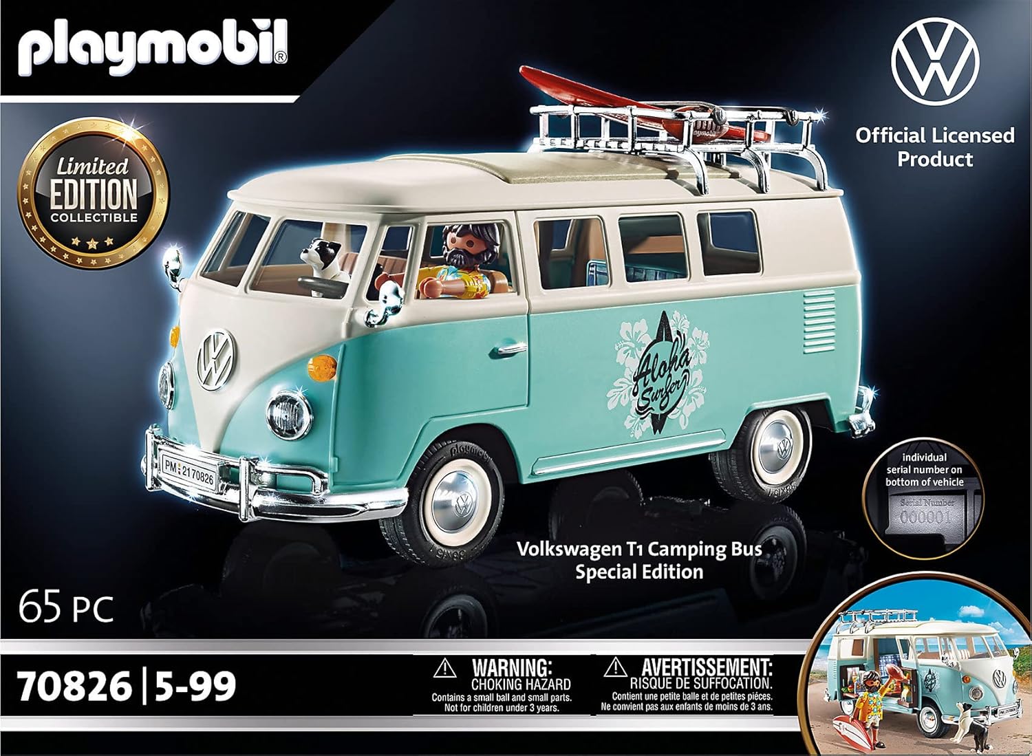 Playmobil Volkswagen T1 Campingbus Exclusive Special Edition