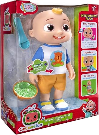 COCOMELON Large Vinyl Doll My Friend JJ Fun & Learning for Kids