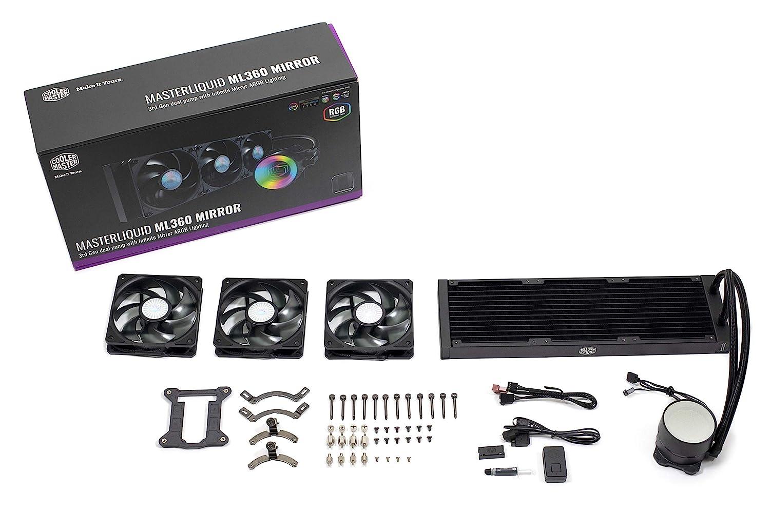 Cooler Master MasterLiquid ML360 Mirror CPU Liquid Cooler