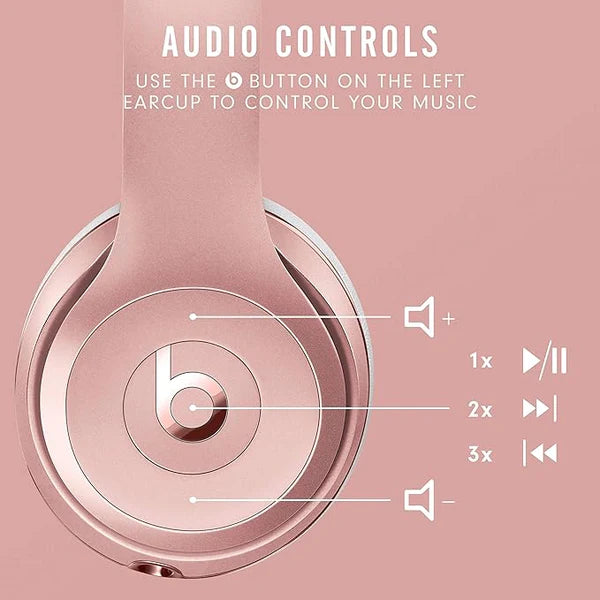 Beats Solo3 Wireless On-Ear Headphones - Apple W1 Chip, 40-Hour Battery Life