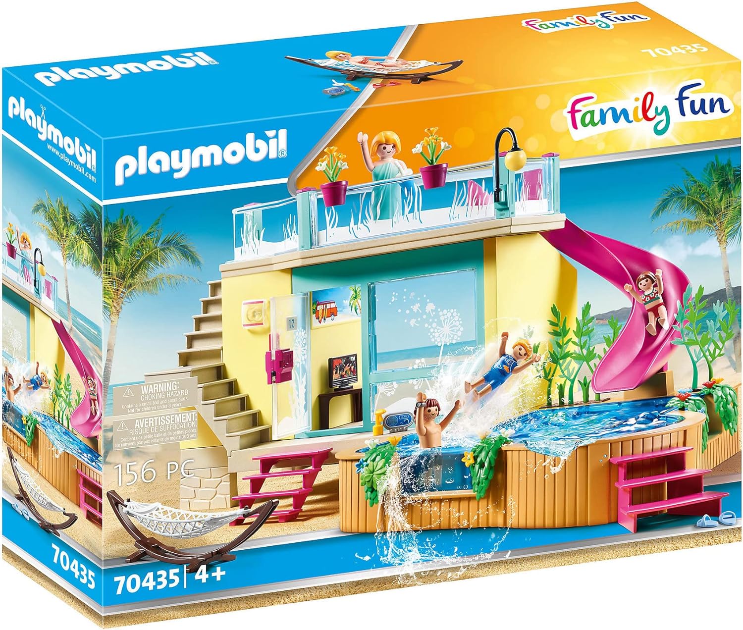 Playmobil Bungalow with Pool – Fun for Kids Ages 4+