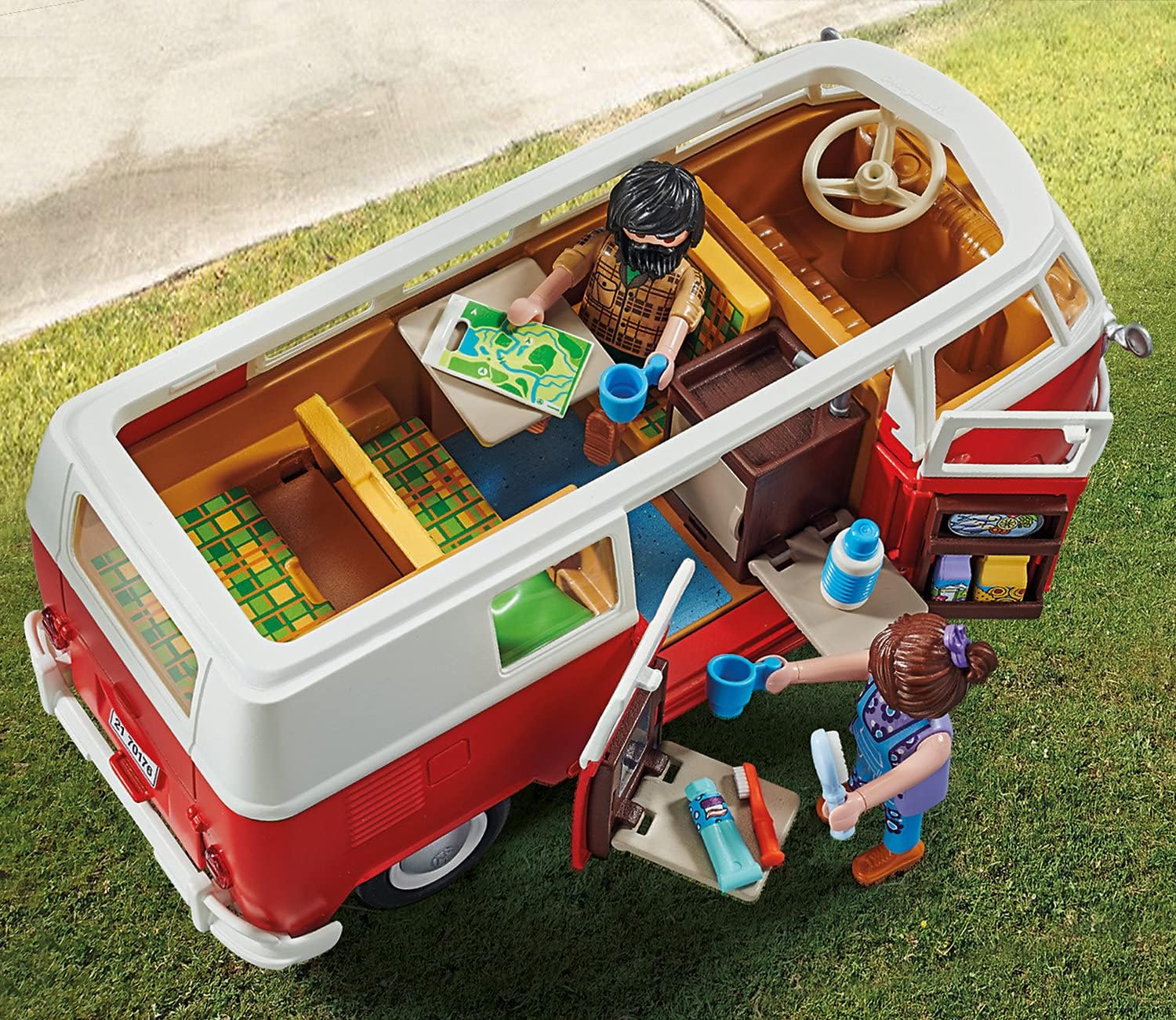 Playmobil Volkswagen T1 Campingbus Classic Camping Adventure