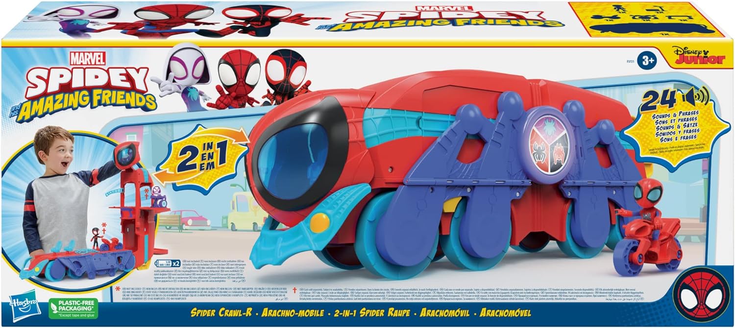 Hasbro Spidey Amazing Friends Spider Crawl-R