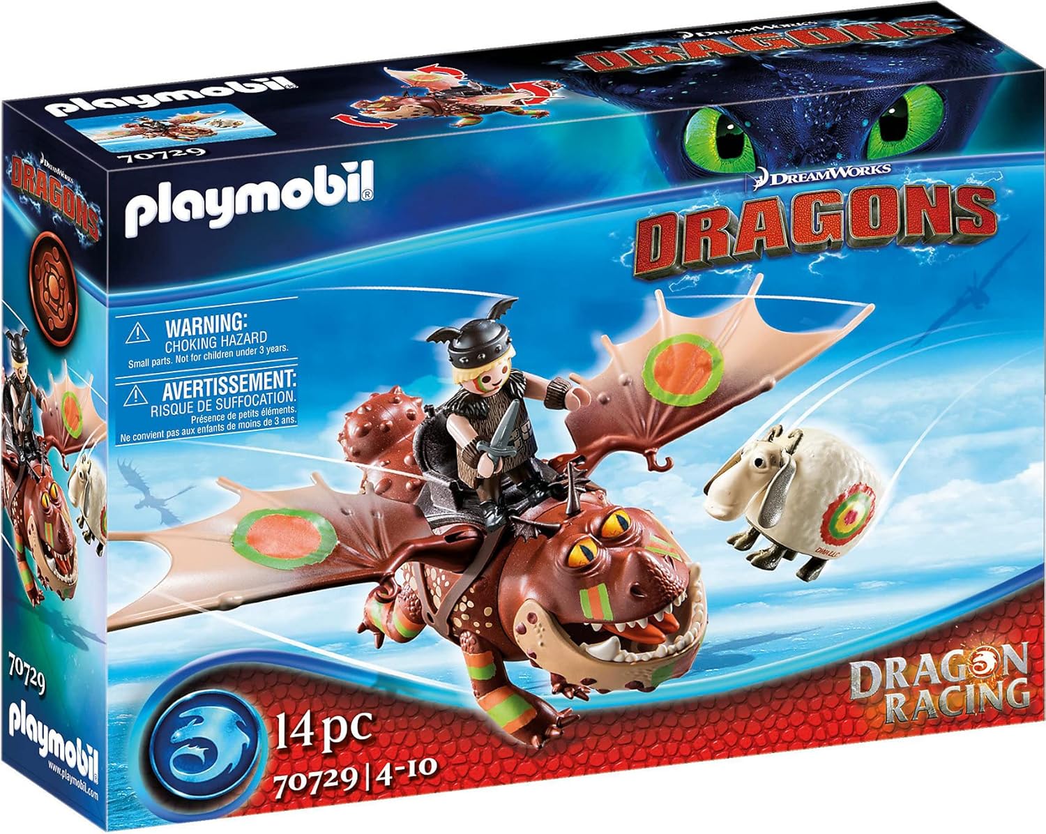 Playmobil Dragon Racing Fishlegs & Meatlug Adventure