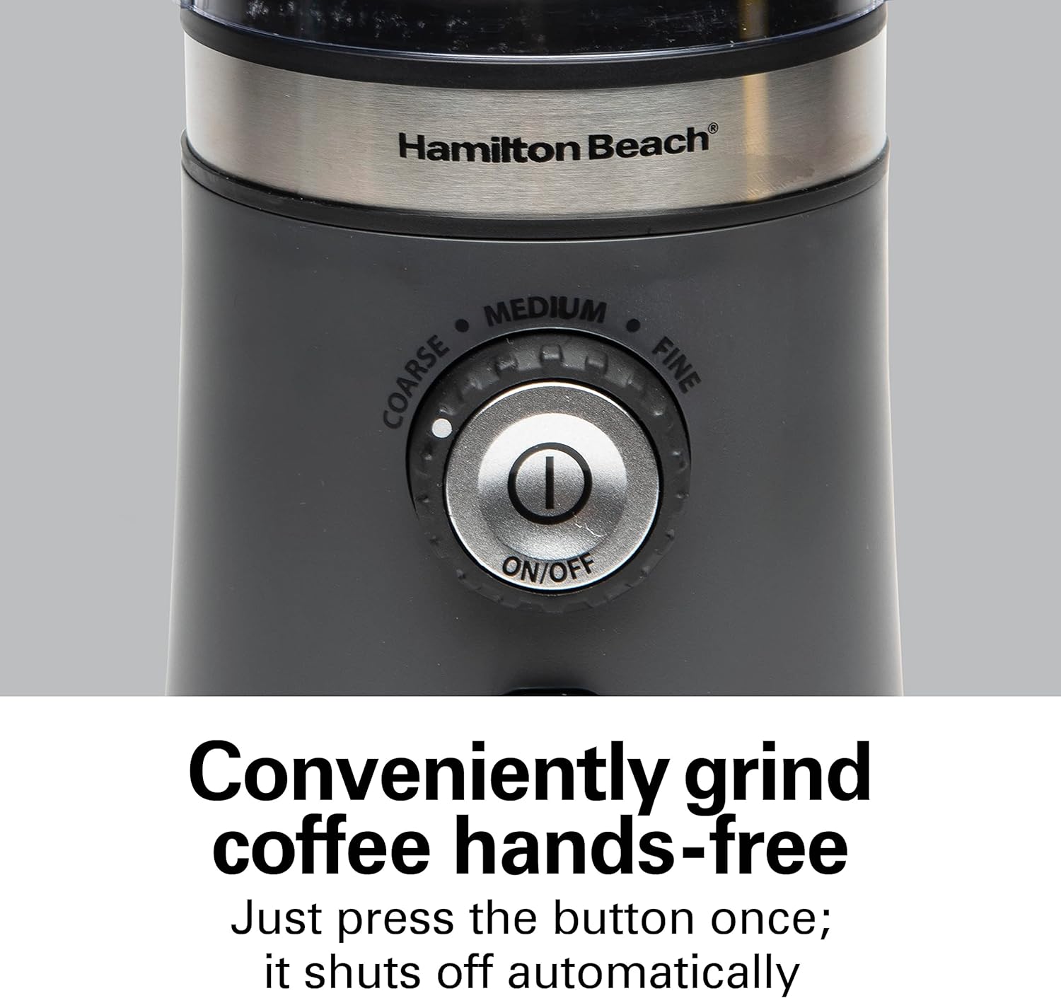 Hamilton Beach Custom Grind Coffee Grinder / Stainless Steel Blades - Black