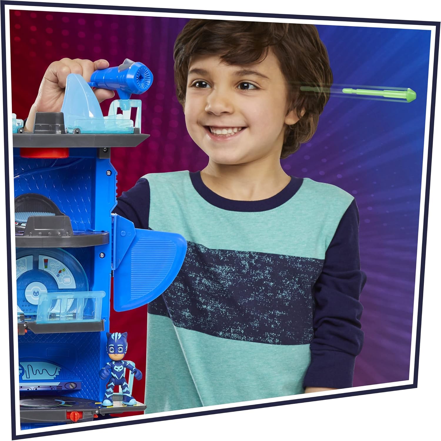 Hasbro PJ Masks Deluxe Battle HQ Playset -Adventure for Kids