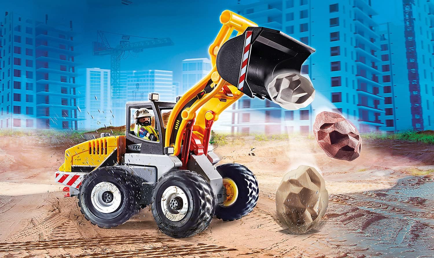 Playmobil Wheel Loader Toy for Kids