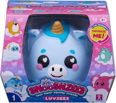 Smooshzees Luvzees Boltz – Blue Unicorn, Soft & Squishy