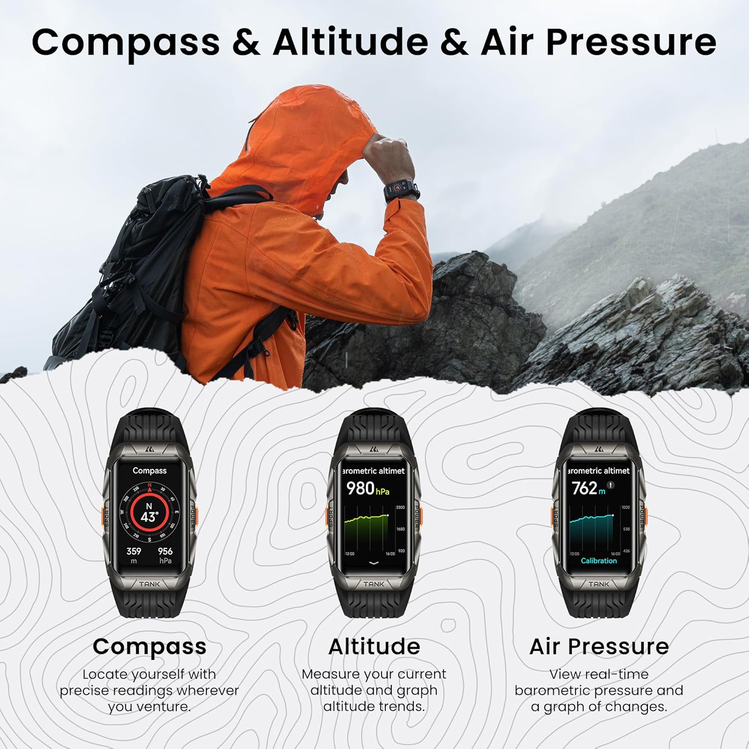 KOSPET TANK X2 ULTRA - Rugged Smartwatch with Advanced Features