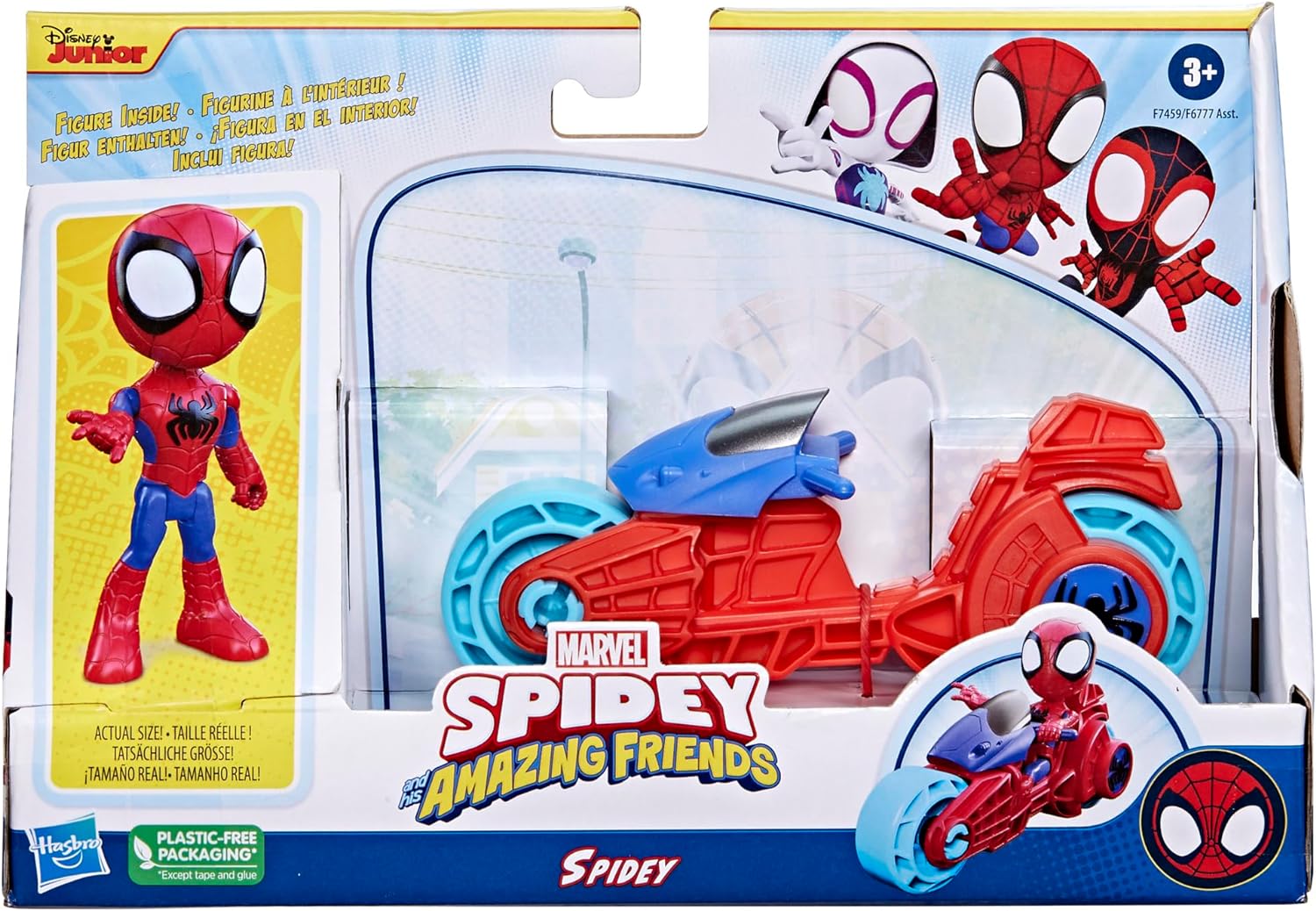 Hasbro Spidey Amazing Friends Bike and Figure- Spidey