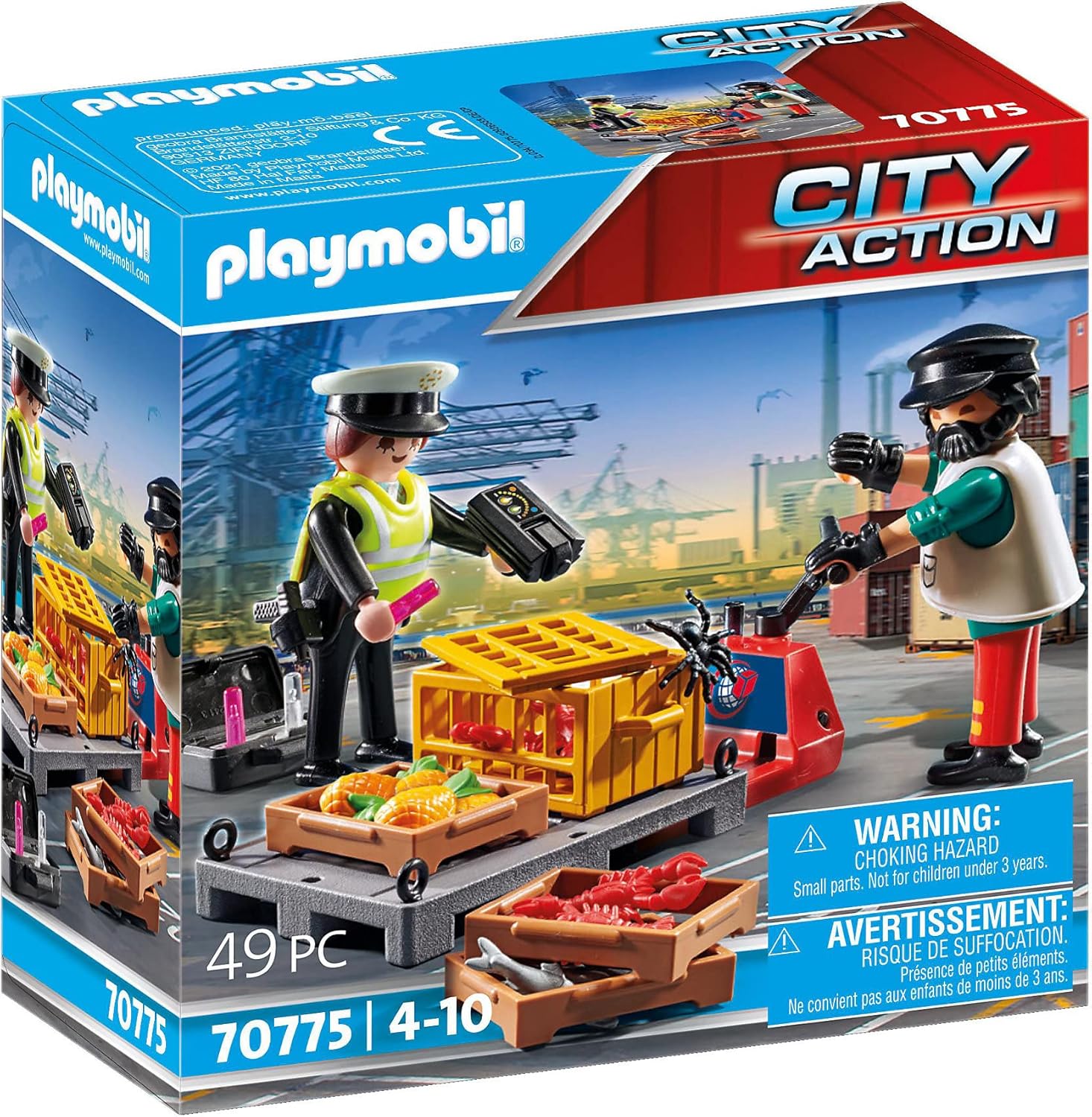 Playmobil Cargo Customs Check - Fun Role-Play Toy