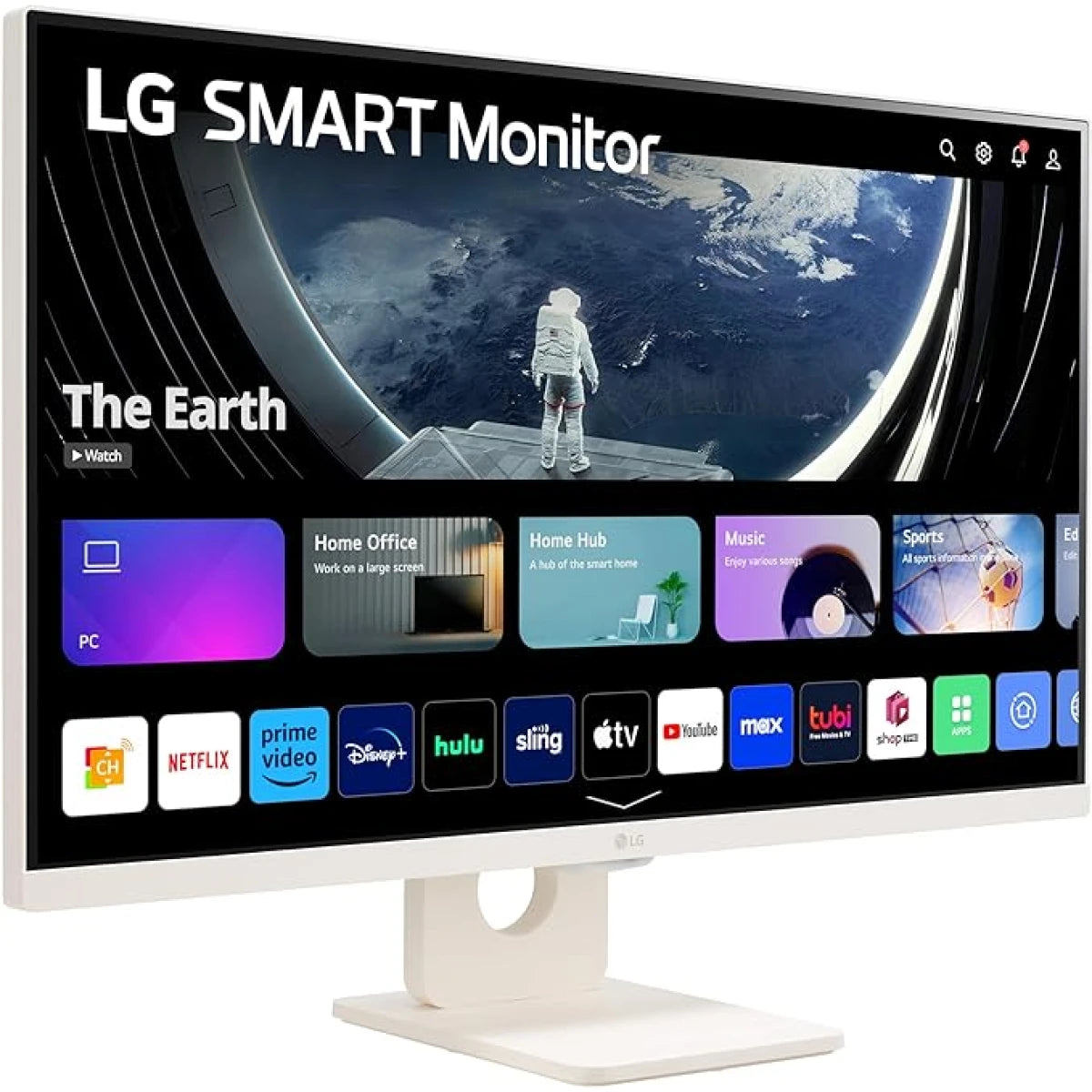 LG 32SR50F-W FHD IPS Smart Monitor with webOS & Built-in Speakers