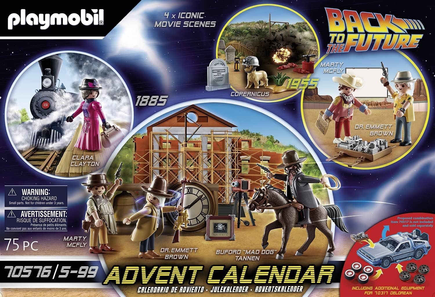 PLAYMOBIL Advent Calendar - Back to the Future Part III