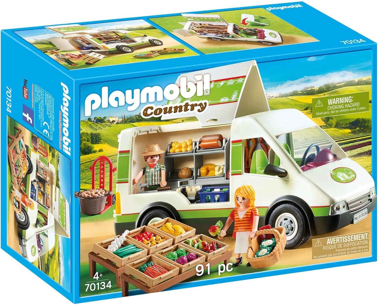 Playmobil Mobile Farm Market for Kids 4+