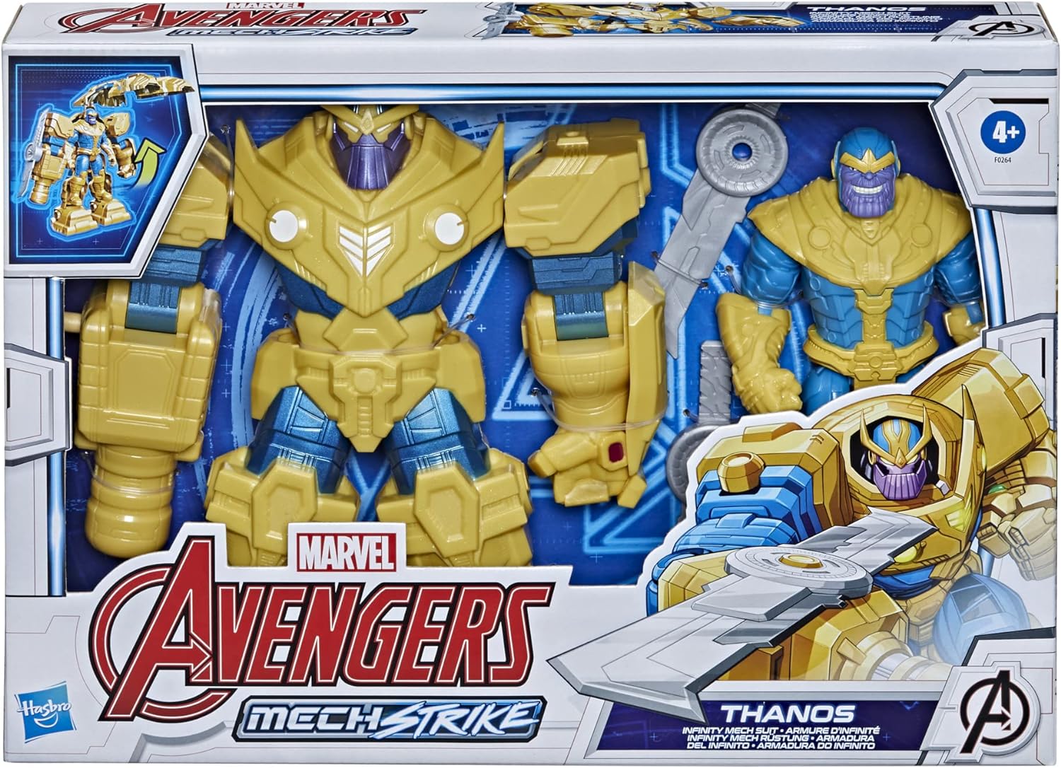 Hasbro Marvel Avengers Mech Strike Infinity Mech Suit Thanos