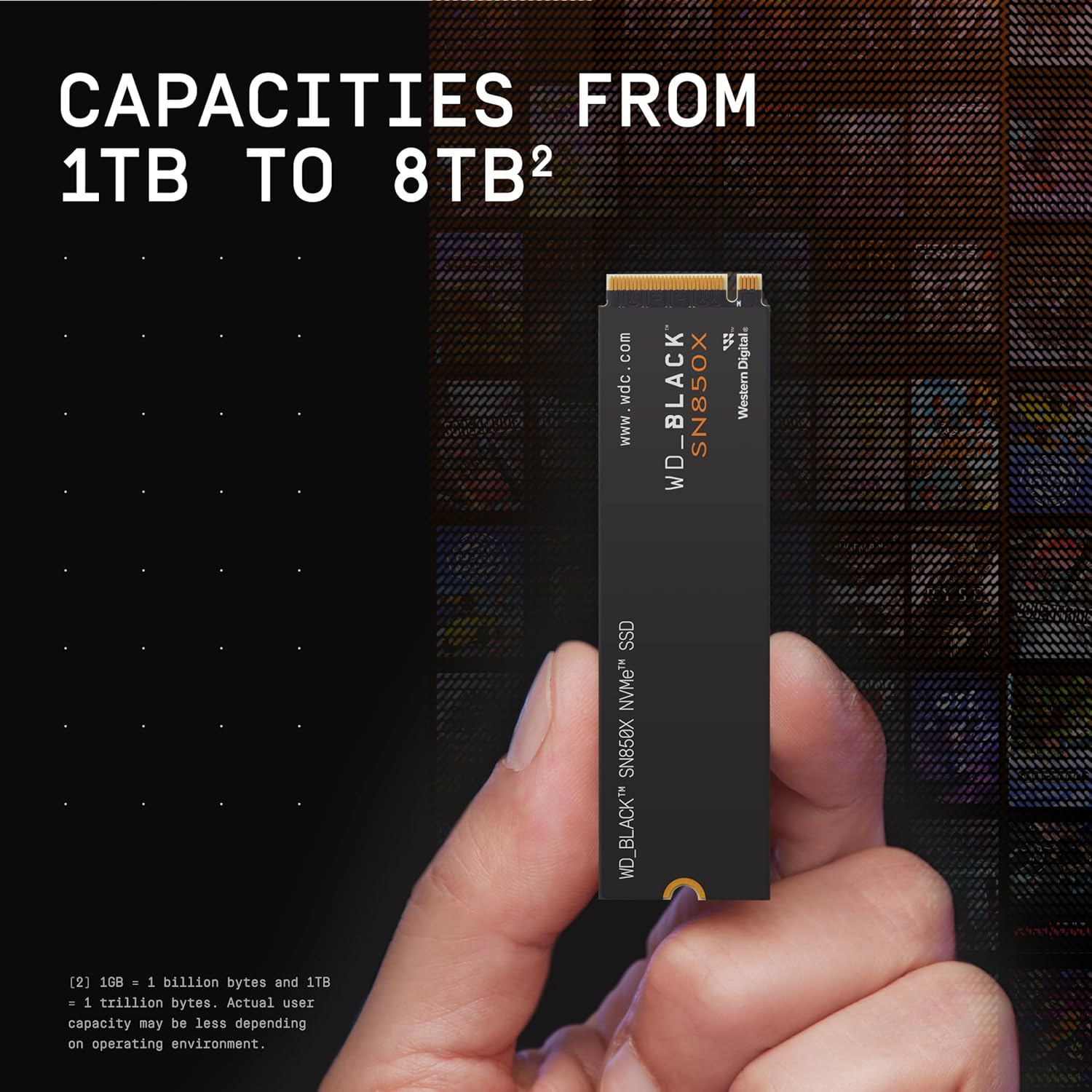 WD_BLACK SN850X 1TB NVMe SSD – Gen4 Gaming Speed Beast
