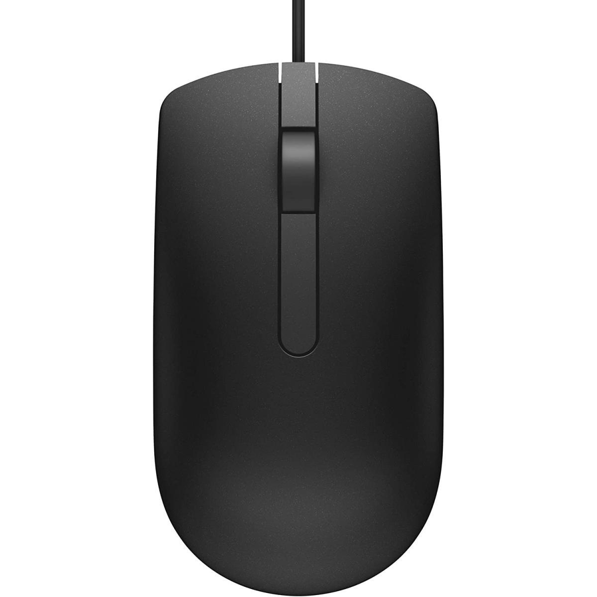 Dell MS116 Optical USB WIred Mouse 1000Dpi -Black