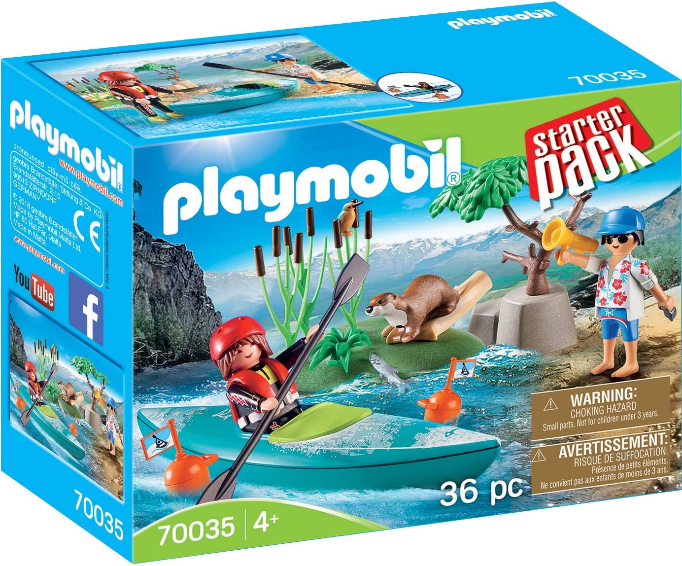 Playmobil Kayak Adventure - Fun Water Play for Kids 4+