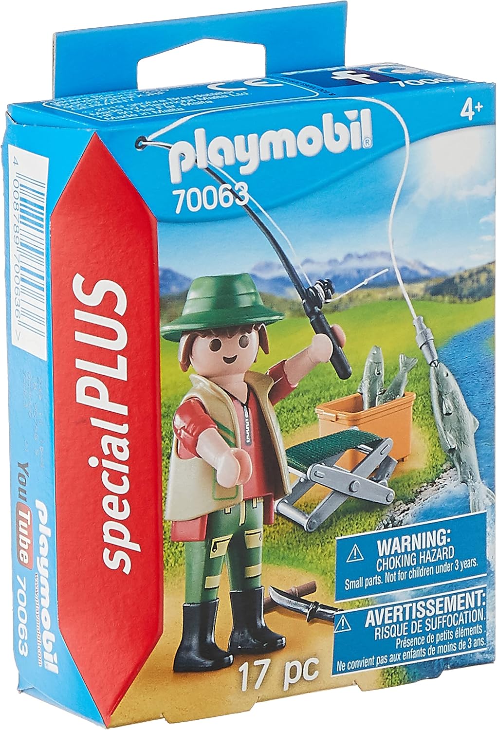 Playmobil Fisherman with Gear - Fun Play for Kids 4+