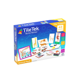 TileTek Magnetic Tile Toppers Animal Puzzle Pack, 40 Wooden Pieces, Ages 3+