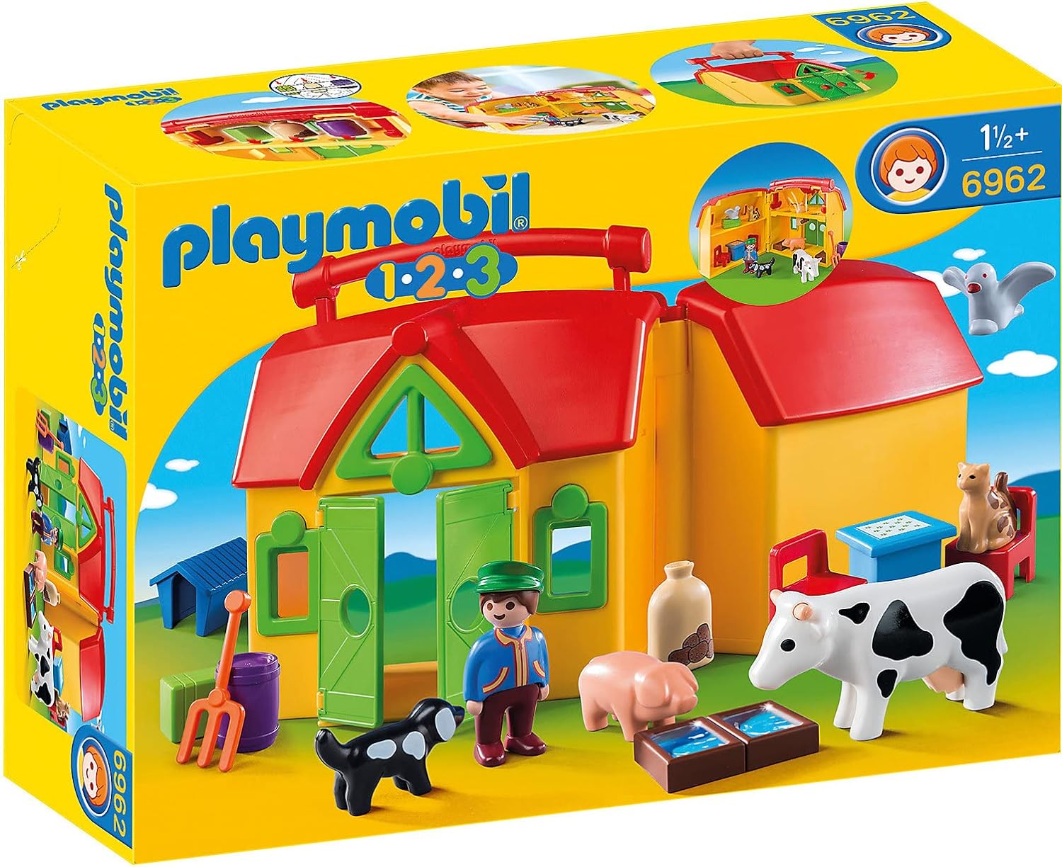 Playmobil My Take Along Farm - Fun & Portable Toy for Kids