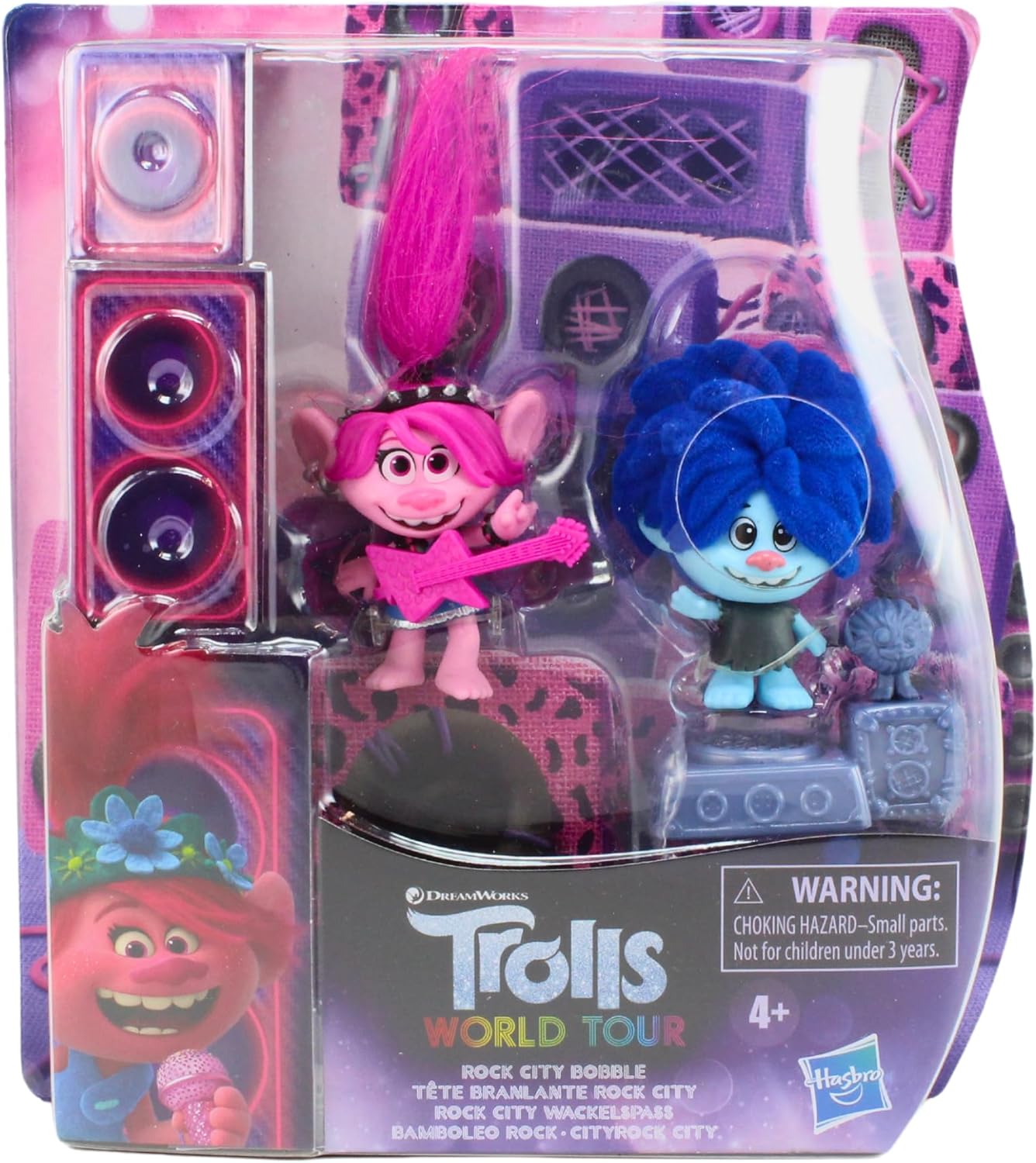 Hasbro Trolls Dreamworks World Tour Vibe City Bobble