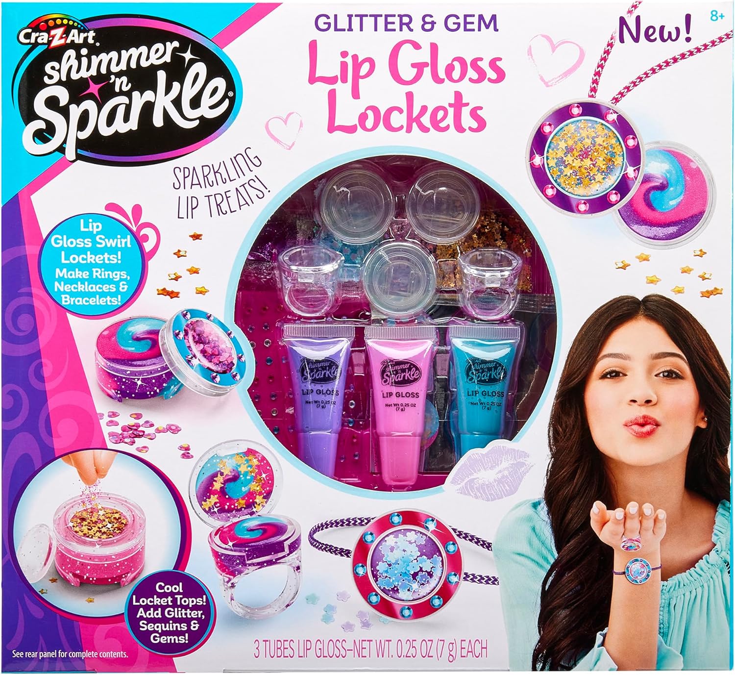 Create Sparkly Lip Gloss Lockets with Cra-Z-Art – DIY Fun