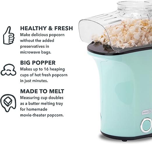 Dash FRESH POP POPCORN MAKER - AQUA