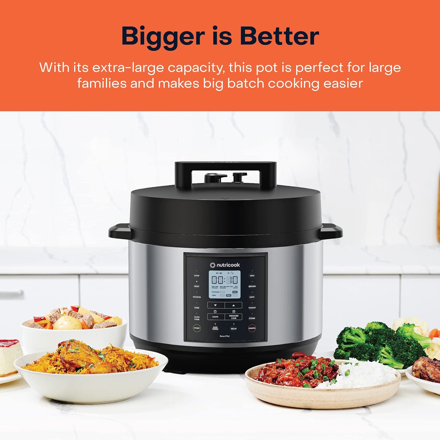 Nutricook Smart Pot 2 Plus 9.5L / Pressure Cooker - Black